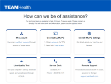 Tablet Screenshot of help.teamhealth.com